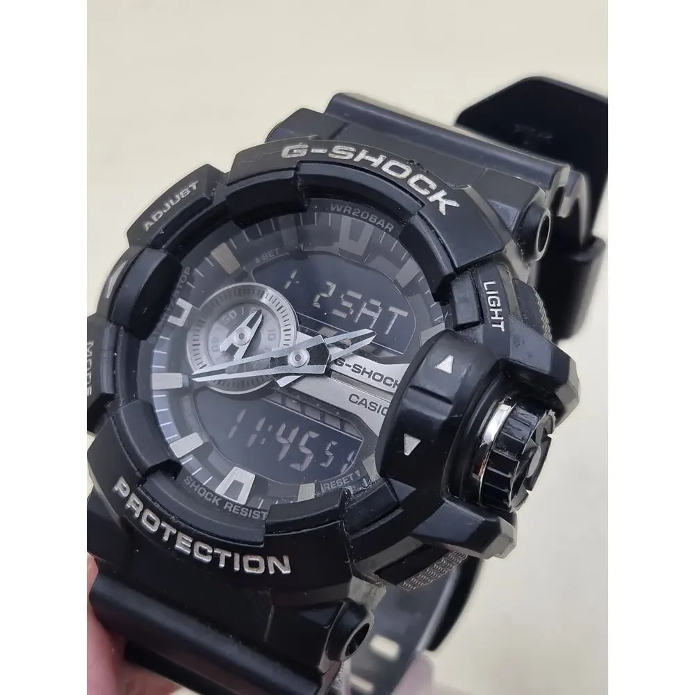 Casio G-Shock GA-100GB Black Gold Analog Digital Men's Wristwatch 5398